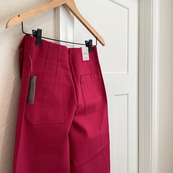 Anthropologie COLETTE Bow-Waist Cropped Wide-Leg Pants Maeve NEW Petite 26 - Picture 12 of 16